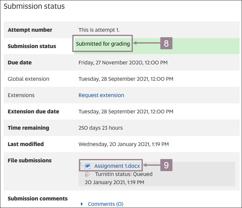 unisa assignment submission status